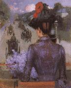 Sidney Starr The City Atlas oil painting